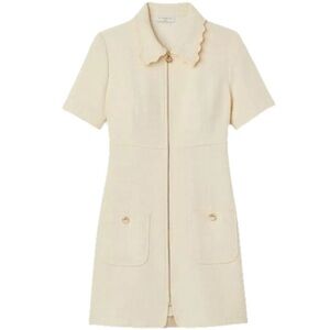 Sandro tweed beige dress